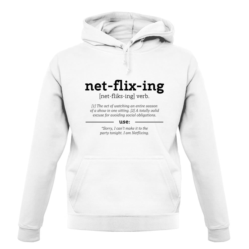 Definition Netflix unisex hoodie