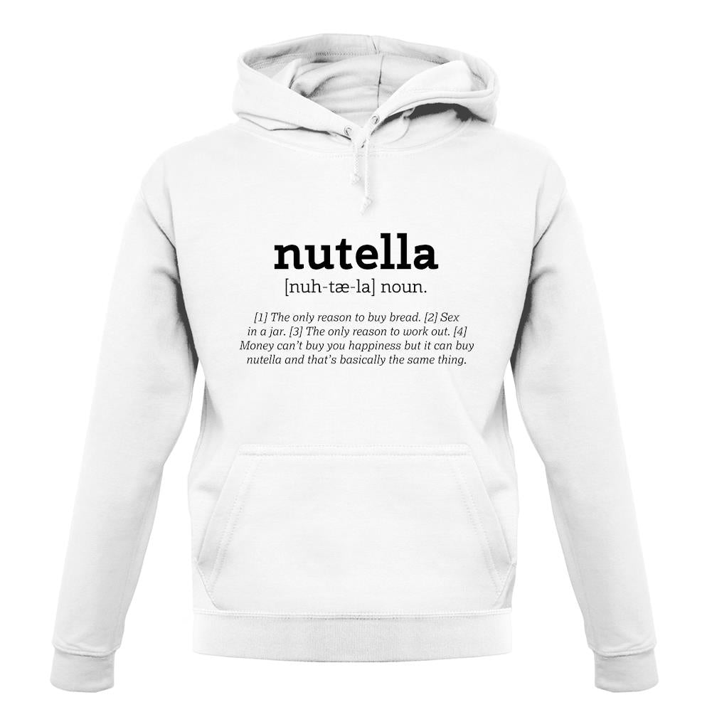 Definition Nutella unisex hoodie