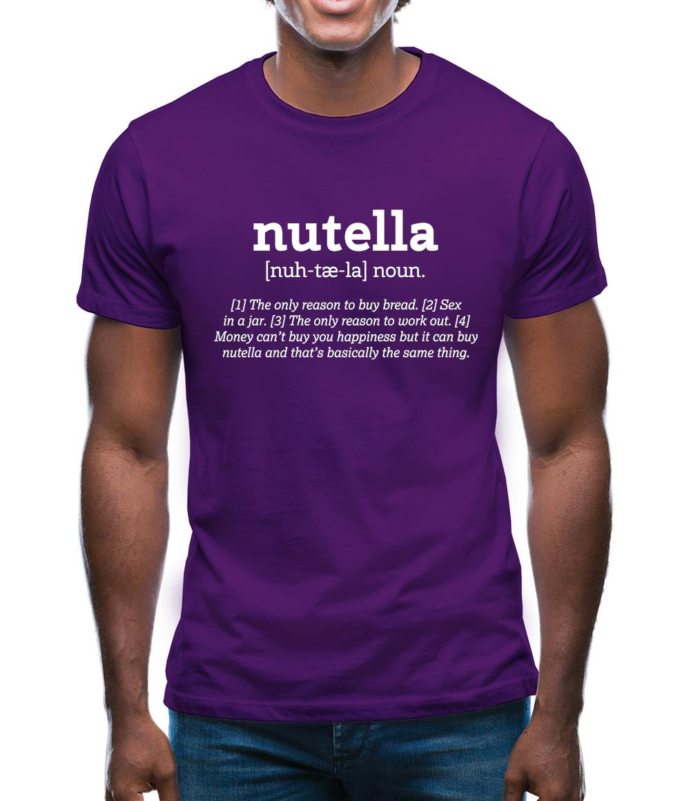 Definition Nutella Mens T-Shirt