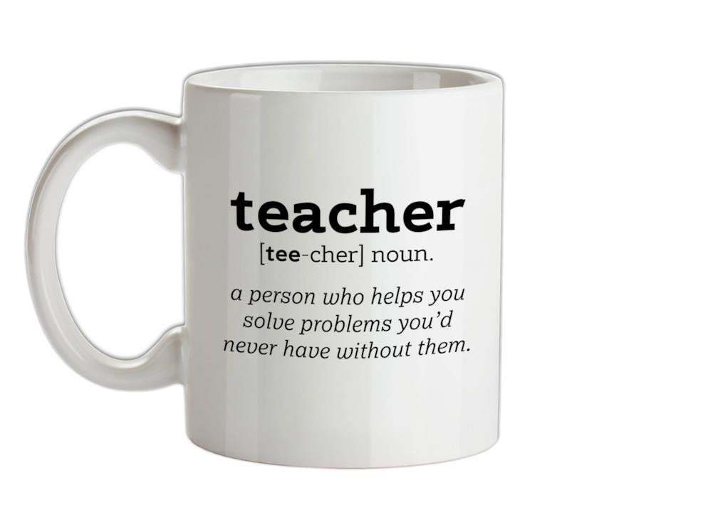 Definition Teacher Ceramic Mug