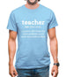 Definition Teacher Mens T-Shirt