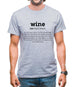 Definition Wine Mens T-Shirt