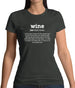 Definition Wine Womens T-Shirt