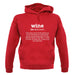 Definition Wine unisex hoodie