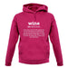 Definition Wine unisex hoodie