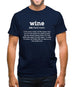 Definition Wine Mens T-Shirt