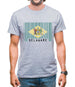 Delaware Barcode Style Flag Mens T-Shirt