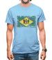 Delaware Grunge Style Flag Mens T-Shirt