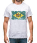 Delaware Grunge Style Flag Mens T-Shirt