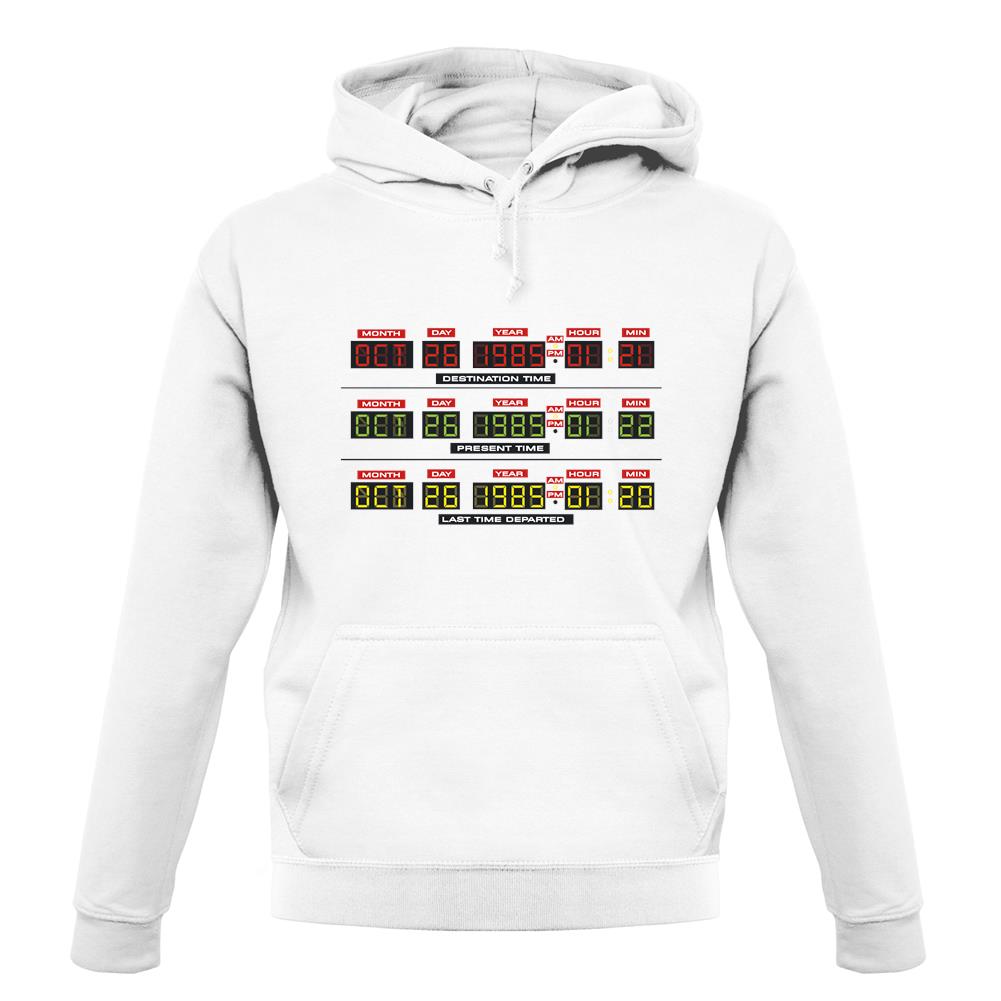 Deloreon Time Machine Circuits unisex hoodie