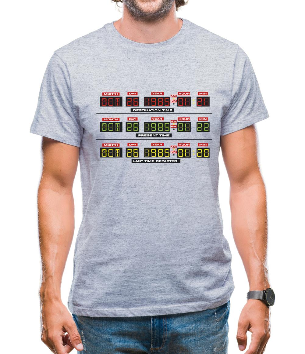 Deloreon Time Machine Circuits Mens T-Shirt
