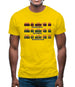 Deloreon Time Machine Circuits Mens T-Shirt