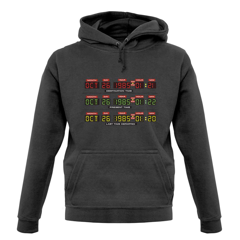 Deloreon Time Machine Circuits unisex hoodie