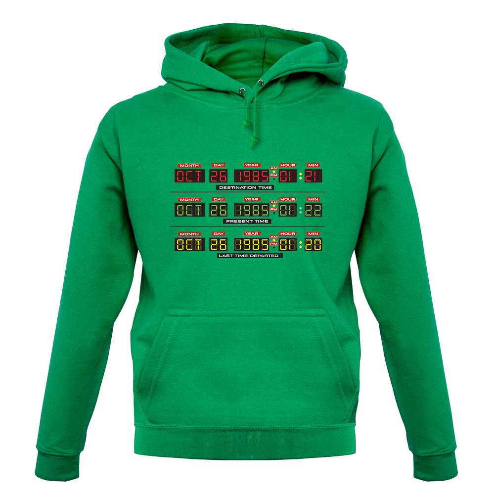 Deloreon Time Machine Circuits unisex hoodie