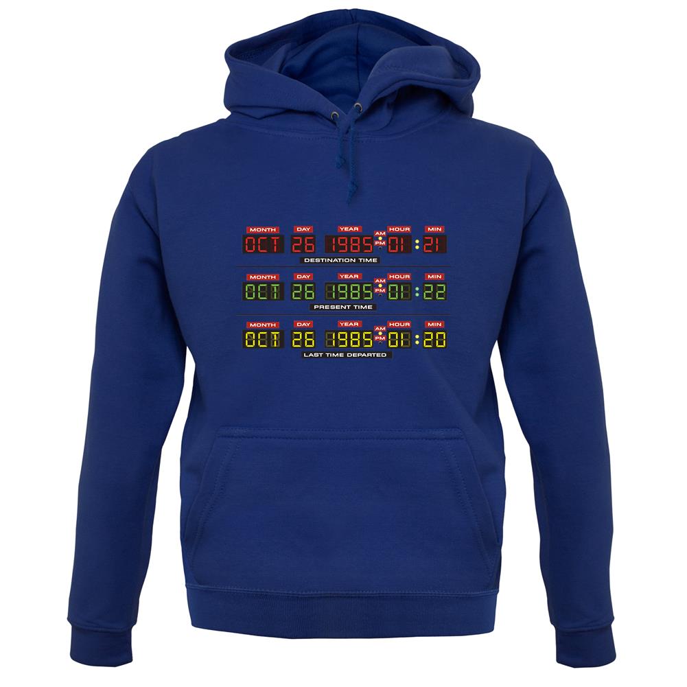 Deloreon Time Machine Circuits unisex hoodie