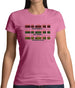 Deloreon Time Machine Circuits Womens T-Shirt