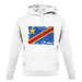 Democratic Republic Of The Congo Grunge Style Flag unisex hoodie