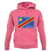 Democratic Republic Of The Congo Grunge Style Flag unisex hoodie