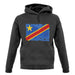 Democratic Republic Of The Congo Grunge Style Flag unisex hoodie