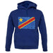 Democratic Republic Of The Congo Grunge Style Flag unisex hoodie