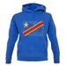 Democratic Republic Of The Congo Grunge Style Flag unisex hoodie