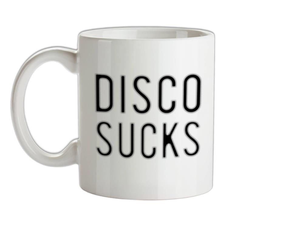 Disco Sucks Ceramic Mug