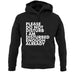 I Am Disturbed Enough Already unisex hoodie