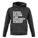 I Am Disturbed Enough Already unisex hoodie