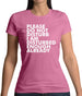 I Am Disturbed Enough Already Womens T-Shirt