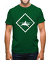 Diver Shark Sign Mens T-Shirt