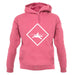 Diver Shark Sign unisex hoodie