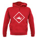 Diver Shark Sign unisex hoodie