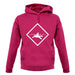 Diver Shark Sign unisex hoodie