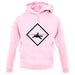 Diver Shark Sign unisex hoodie