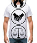 Faction Symbols Mens T-Shirt