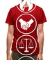 Faction Symbols Mens T-Shirt