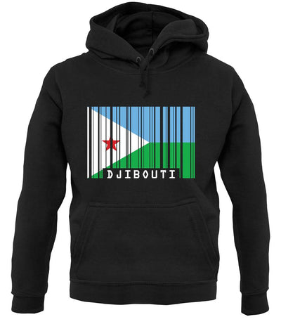Djibouti Barcode Style Flag unisex hoodie