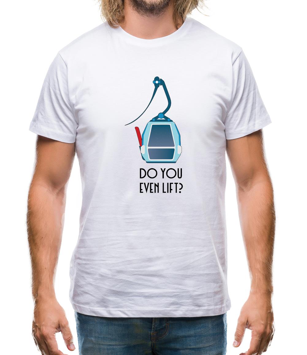 Do You Even Ski Lift Mens T-Shirt