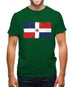 Dominican Republic Grunge Style Flag Mens T-Shirt