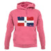 Dominican Republic Grunge Style Flag unisex hoodie