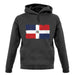 Dominican Republic Grunge Style Flag unisex hoodie