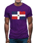 Dominican Republic Grunge Style Flag Mens T-Shirt