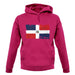 Dominican Republic Grunge Style Flag unisex hoodie
