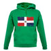 Dominican Republic Grunge Style Flag unisex hoodie