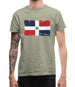 Dominican Republic Grunge Style Flag Mens T-Shirt
