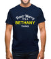 Don't Worry It's a BETHANY Thing! Mens T-Shirt