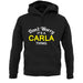 Don't Worry It's a CARLA Thing! unisex hoodie