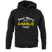 Don't Worry It's a CHARLIE Thing! unisex hoodie