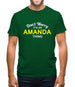 Don't Worry It's an AMANDA Thing! Mens T-Shirt