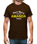 Don't Worry It's an AMANDA Thing! Mens T-Shirt